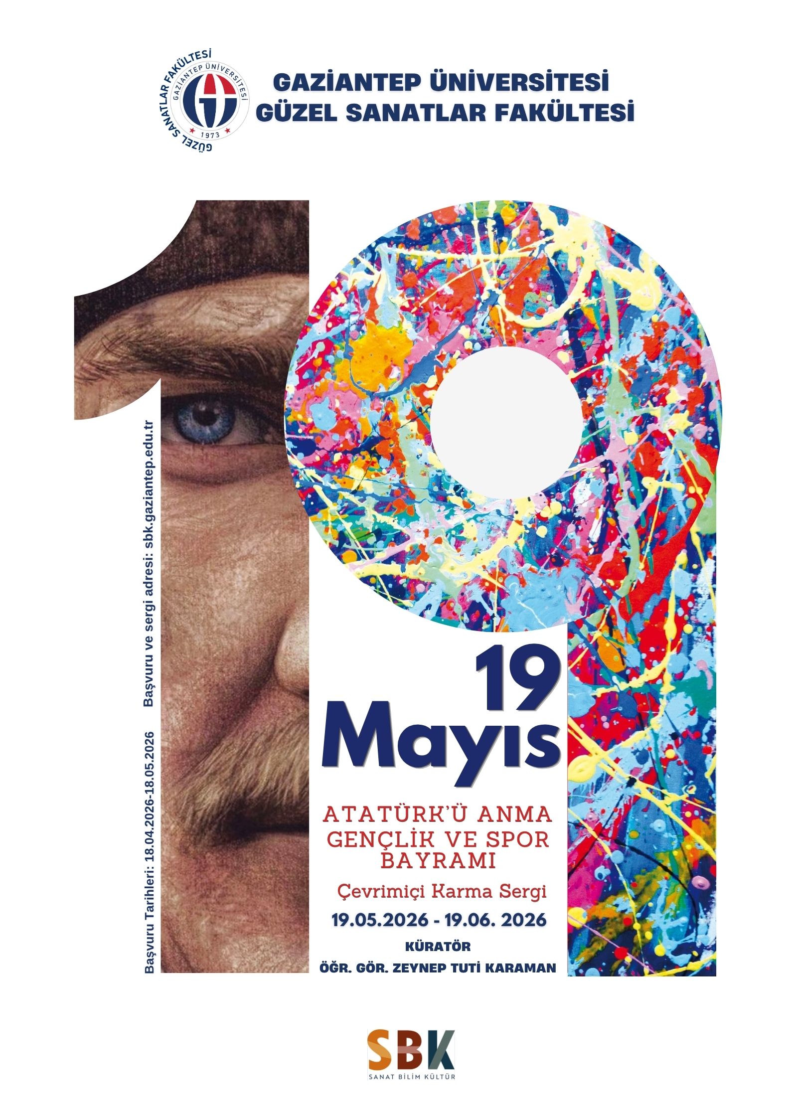 19 MAYIS ATATÜRK'Ü ANMA GENÇLİK VE SPOR BAYRAMI ÇEVRİMİÇİ KARMA SERGİ