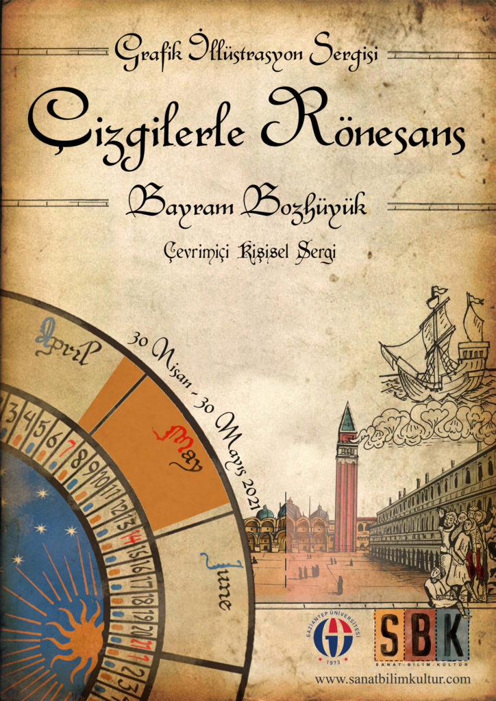 BAYRAM BOZHÜYÜK KİŞİSEL ÇEVRİMİÇİ GRAFİK İLLÜSTRASYON SERGİSİ