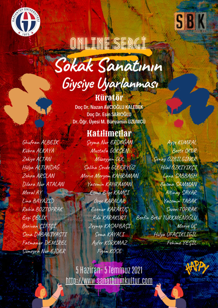 TEKSTİL VE MODA TASARIMI BÖLÜMÜ ÖĞRENCİLERİ “SOKAK SANATININ GİYSİYE UYARLANMASI” KARMA SERGİ