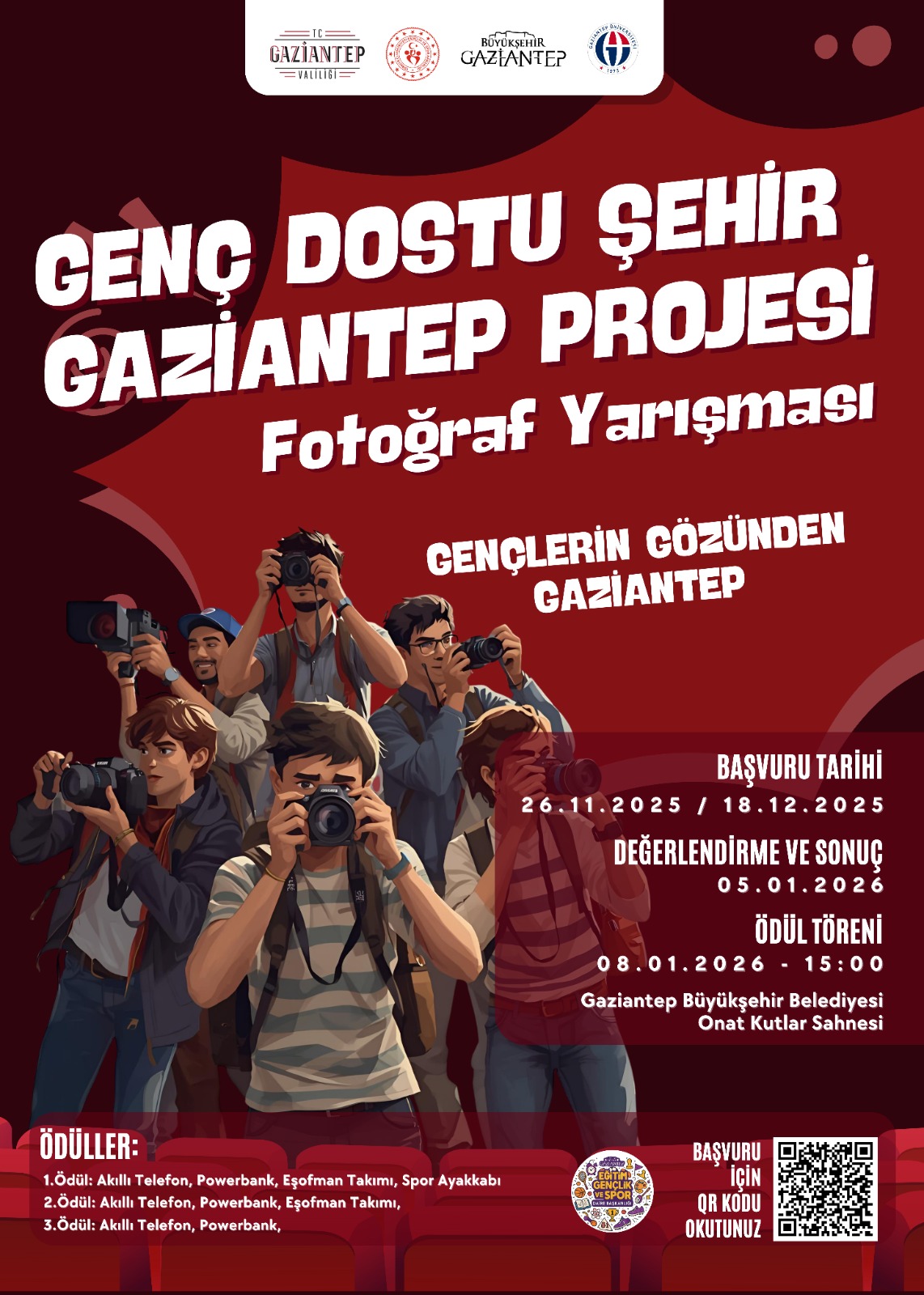 ‘GENÇLERİN GÖZÜNDEN GAZİANTEP’ FOTOĞRAF YARIŞMASI SONUÇLARI